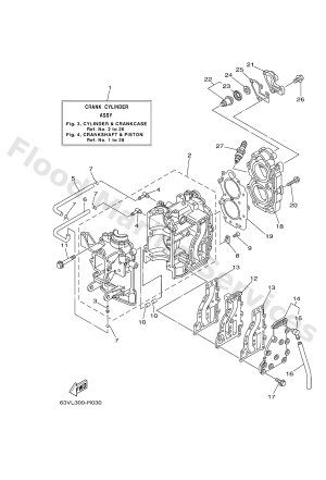 Diagram for CYLINDER & CRANKCASE