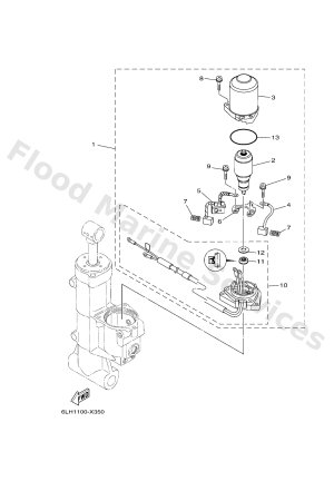 Diagram for POWER TRIM & TILT ASSY 2