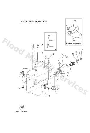 Diagram for LOWER CASING & DRIVE 4