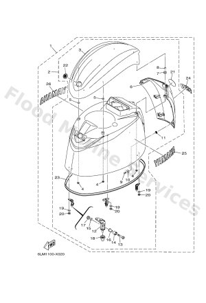 Diagram for TOP COWLING