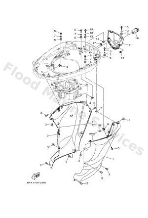 Diagram for BOTTOM COWLING 3