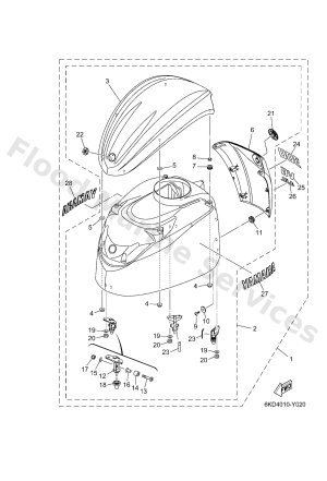 Diagram for TOP COWLING