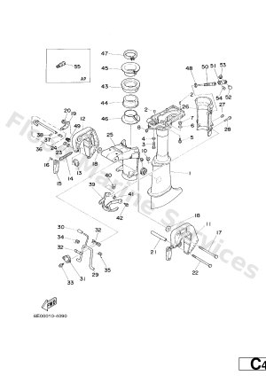 Diagram for UPPER CASING . BRACKET