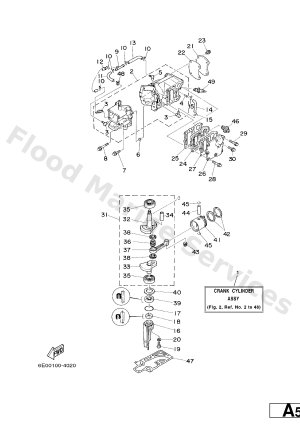 Diagram for CYLINDER. CRANKCASE