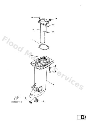 Diagram for UPPER CASING