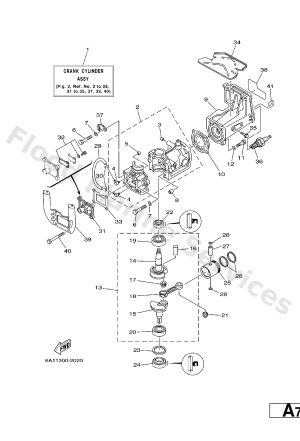Diagram for CYLINDER. CRANKCASE