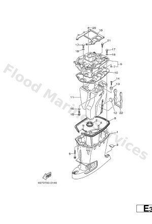 Diagram for UPPER CASING