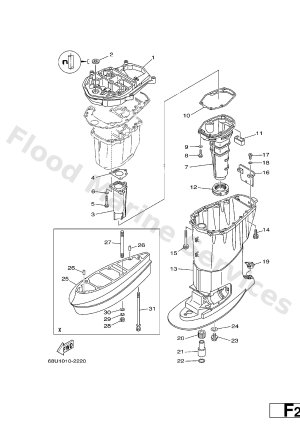 Diagram for UPPER CASING
