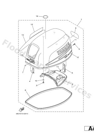 Diagram for TOP COWLING