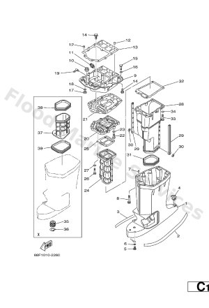 Diagram for UPPER CASING