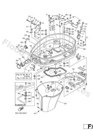 Diagram for BOTTOM COWLING