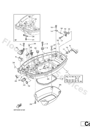 Diagram for BOTTOM COWLING