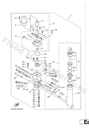 Diagram for POWER TRIM & TILT ASSY