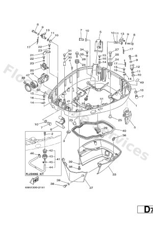 Diagram for BOTTOM COWLING