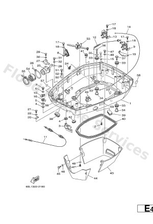 Diagram for BOTTOM COWLING