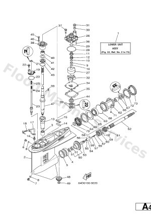 Diagram for LOWER CASING. DRIVE 1