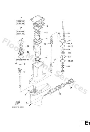 Diagram for REPAIR KIT 2