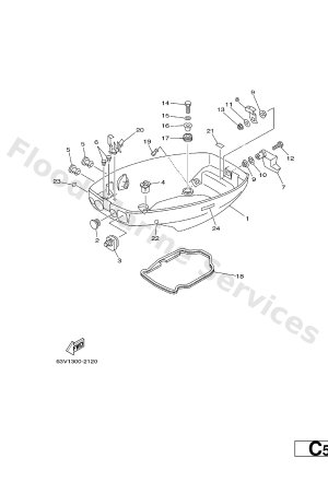 Diagram for BOTTOM COWLING