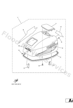 Diagram for TOP COWLING