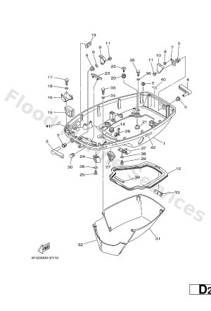 Diagram for BOTTOM COWLING