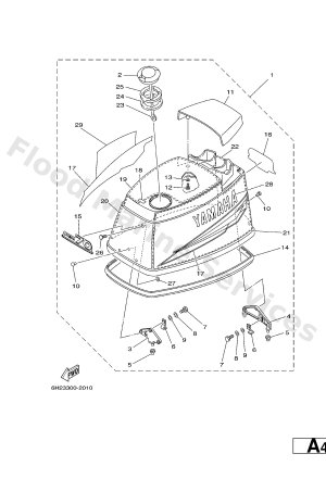 Diagram for TOP COWLING