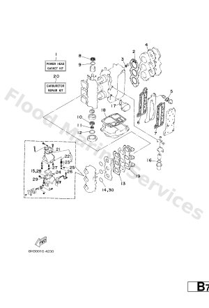 Diagram for REPAIR KIT 1