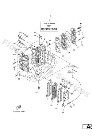 Diagram for CYLINDER. CRANKCASE