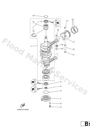 Diagram for CRANKSHAFT. PISTON