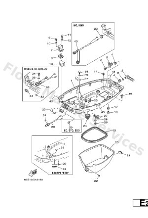 Diagram for BOTTOM COWLING