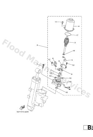 Diagram for POWER TRIM & TILT ASSY 2