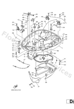 Diagram for BOTTOM COWLING