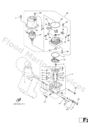 Diagram for POWER TRIM & TILT ASSY 2
