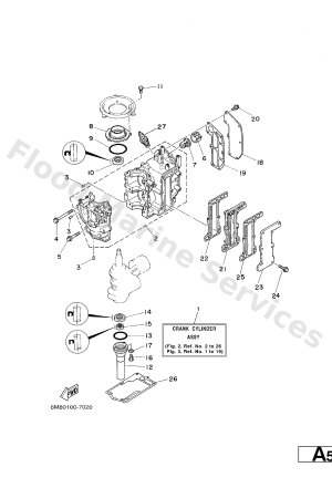 Diagram for CYLINDER. CRANKCASE