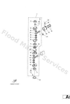 Diagram for CRANKSHAFT. PISTON