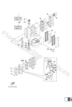 Diagram for REPAIR KIT 1