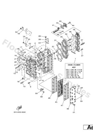 Diagram for CYLINDER. CRANKCASE