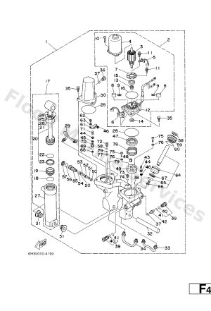 Diagram for POWER TRIM & TILT ASSY