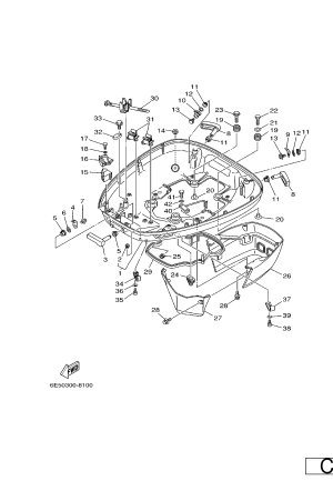 Diagram for BOTTOM COWLING