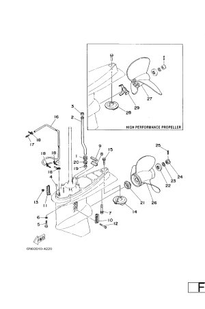 Diagram for LOWER CASING. DRIVE 2