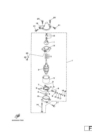 Diagram for STARTING MOTOR