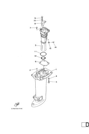Diagram for UPPER CASING