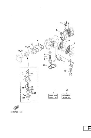 Diagram for REPAIR KIT 1