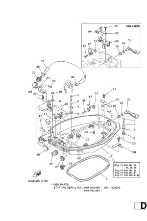 Diagram for BOTTOM COWLING