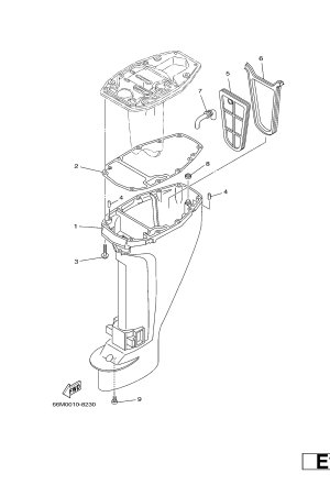 Diagram for UPPER CASING