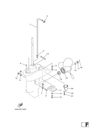 Diagram for LOWER CASING & DRIVE 2