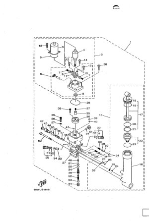 Diagram for POWER TRIM & TILT ASSY