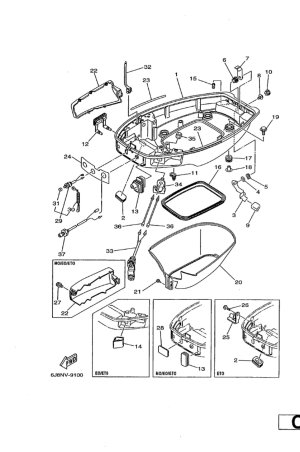 Diagram for BOTTOM COWLING