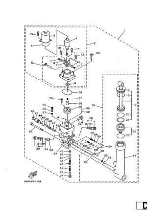 Diagram for POWER TRIM & TILT ASSY