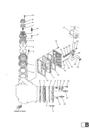 Diagram for CYLINDER. CRANKCASE 2
