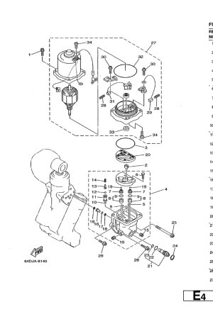 Diagram for POWERTRIM & TILT ASSY2